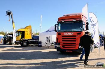 Техника Scania на выставке АгроЭкспо в Кировограде. Фото