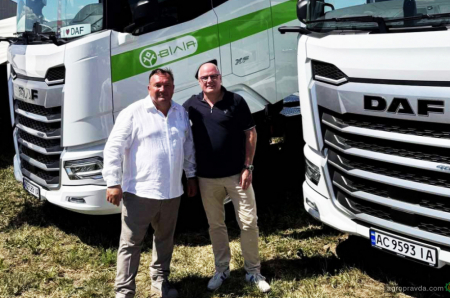 DAF представив першу партію тягачів поставлених для агрохолдингу