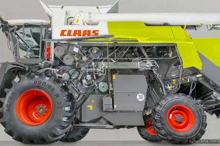 Представлена нова серія зернозбиральних комбайнів Claas Evion
