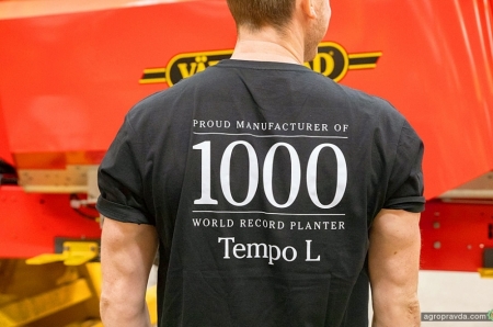 Компанія Väderstad випустила свою 1000-ну Tempo L