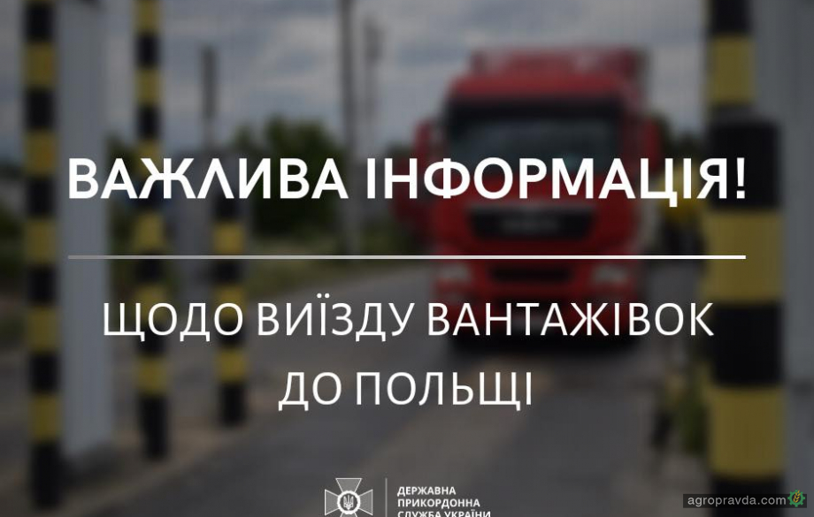 Польські фермери заблокували проїзд вантажівок з України на одному з ПП
