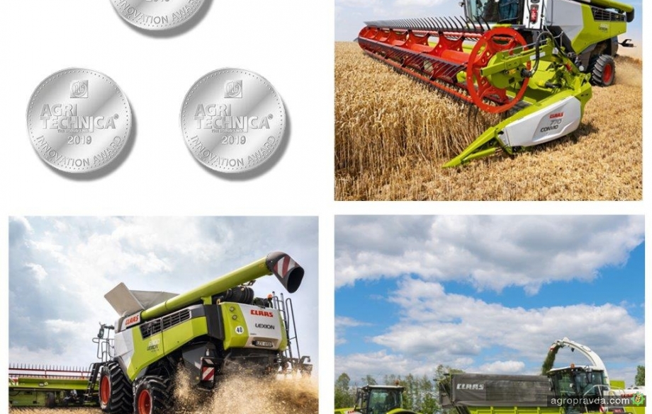 Инновационные разработки Claas получили три медали Agritechnica 2019