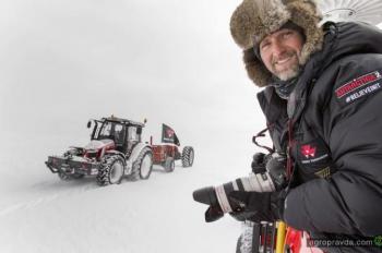Завершилась экспедиция на тракторе к Южному полюсу