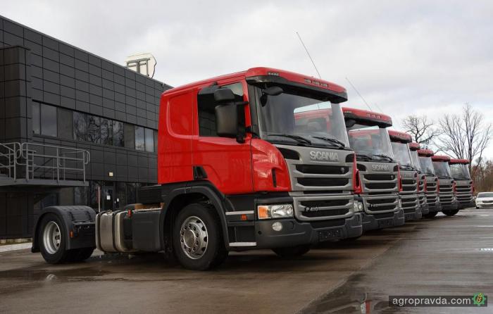Scania поставила в Украину крупную партию тягачей 