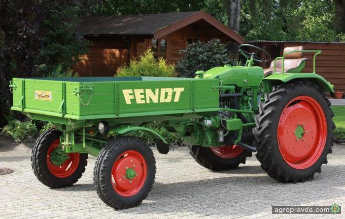 Трактор Fendt GT-231 в работе. Видео