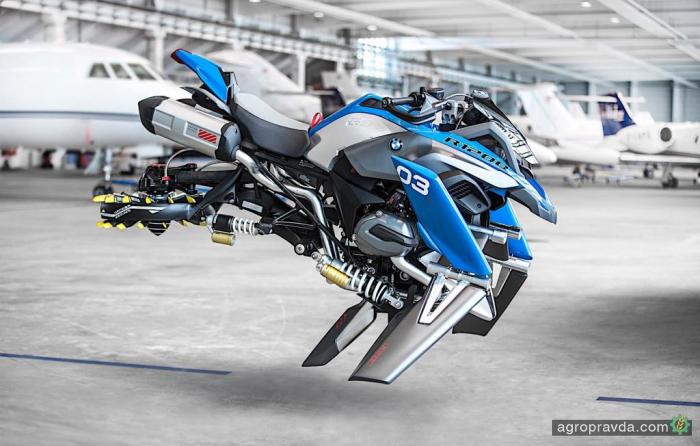 BMW разрабатывает летающий мотоцикл