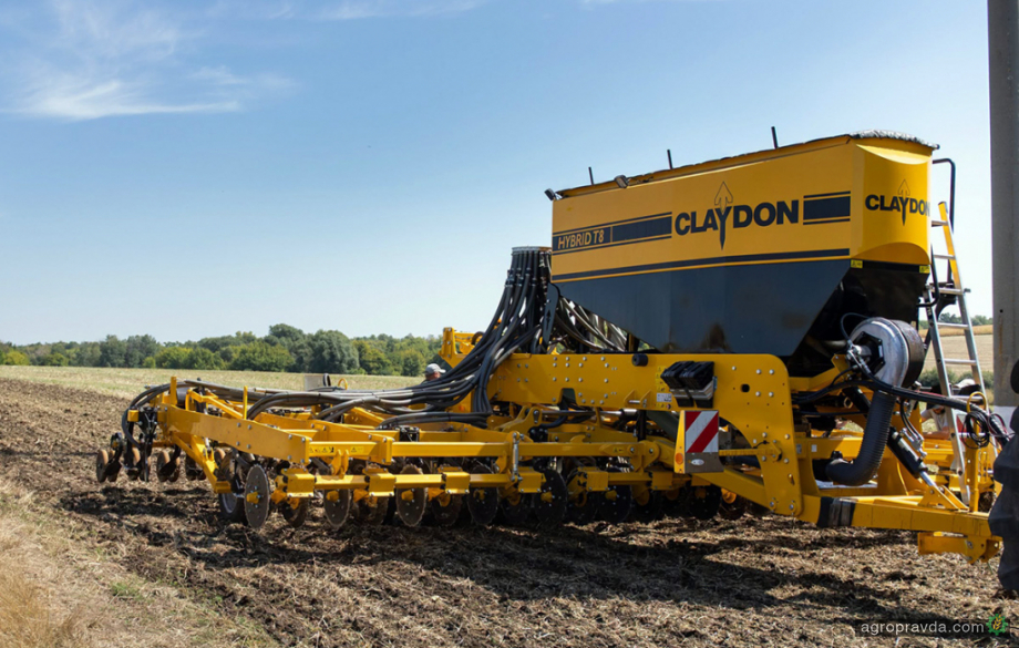 Найпродуктивныша сівалка від Claydon вже на полях України
