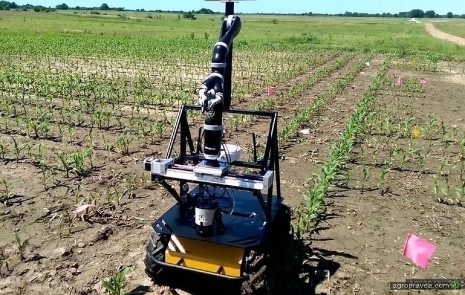 Робот защитит посевы от глобального потепления. Видео