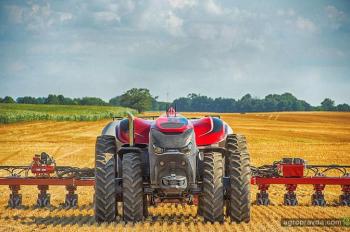 Case IH представил автономный трактор будущего. Видео