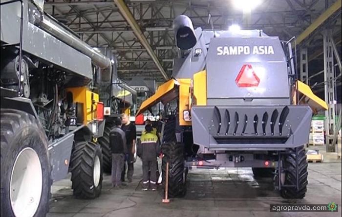 Комбайны Sampo Asia уже вышли на поля