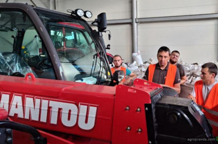 Manitou провело навчання з телескопічних навантажувачів для стажерів
