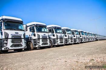 В Украине передана крупная партия грузовиков Ford Trucks