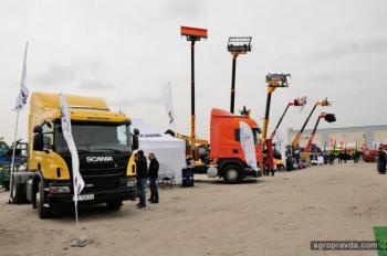 Техника Scania на выставке АгроЭкспо в Кировограде. Фото