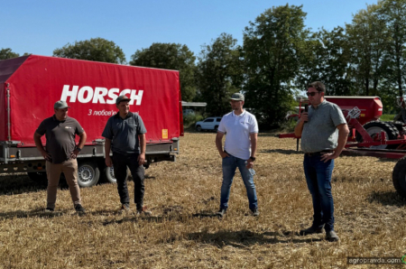 Як працює техніка HORSCH: демонстрація з Дня поля у Вінницькій області