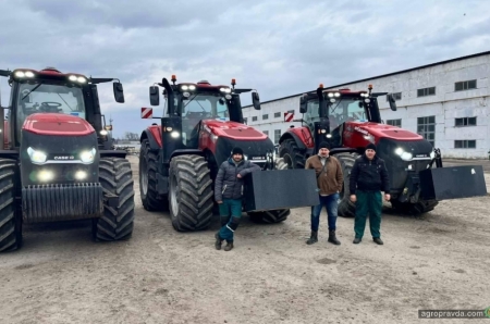 Аграрії отримали нові трактори Case IH