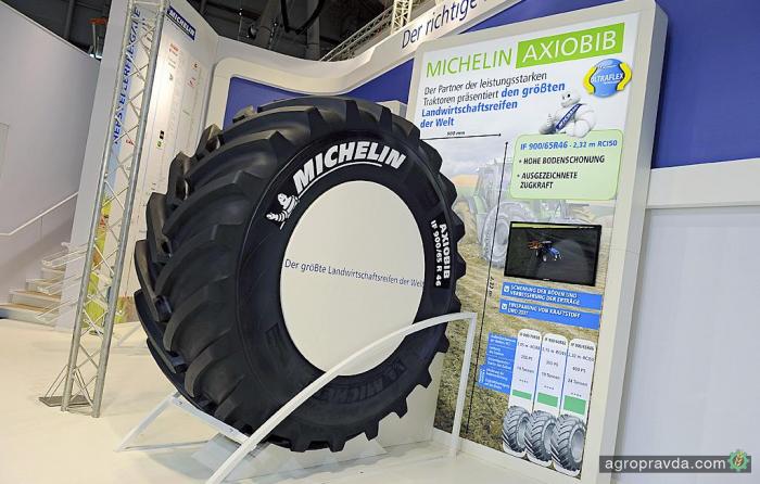Michelin представила самую большую тракторную шину