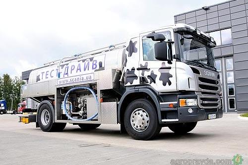 Молоковозы Scania P250 4x2 с цистерной Schwarte-Milfor – для молочных предприятий