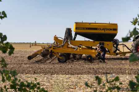 Найпродуктивныша сівалка від Claydon вже на полях України