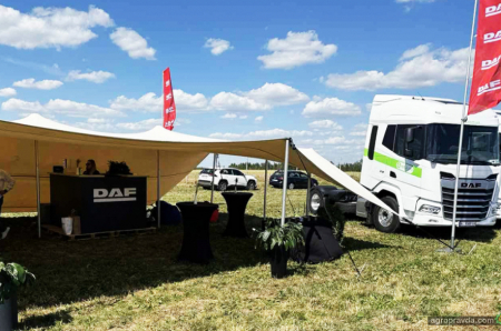 DAF представив першу партію тягачів поставлених для агрохолдингу