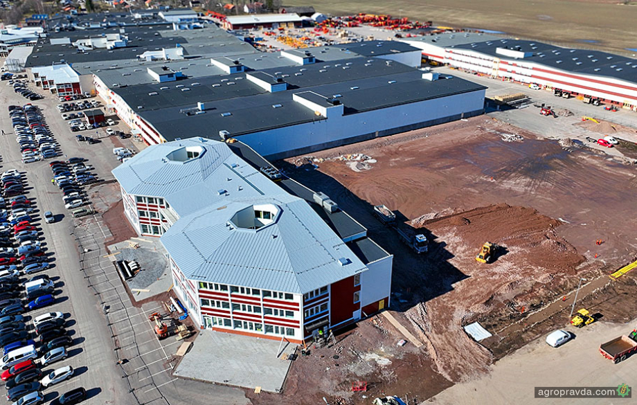 Väderstad розширює завод і збільшує потужність завдяки новому заводському центру