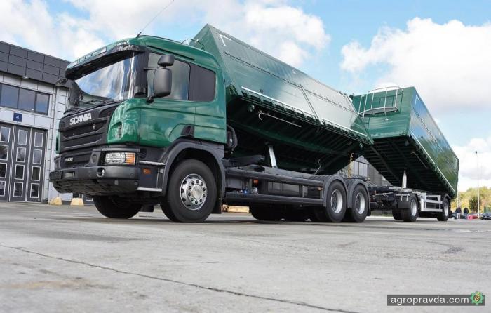 Scania подготовила аграрный самосвальный автопоезд для Украины