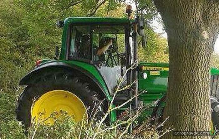 Полиция начала применять тракторы для охоты за нарушителями