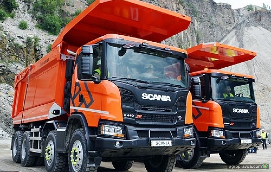 Scania провела испытания карьерных самосвалов