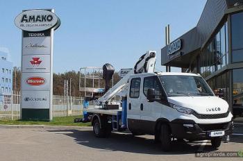 В Украине представлен новый гидроподъемник на шасси IVECO