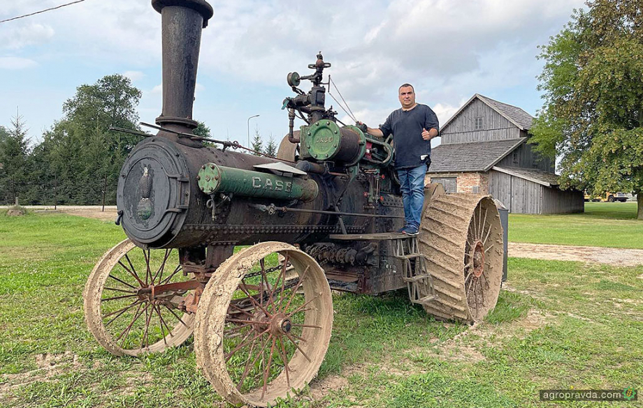 Знайшли трактор Case, якому 124 роки і він на ходу