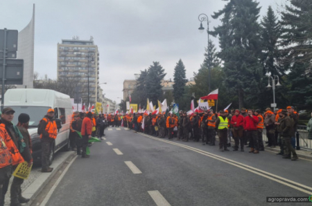 У Варшаві розпочався великий протест фермерів і пасічників