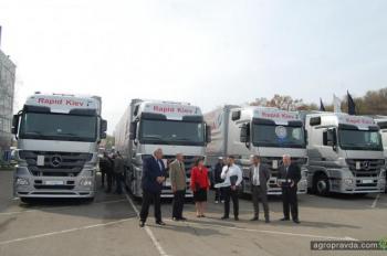 Украинские компании активно обновляют парк грузовиками Mercedes-Benz
