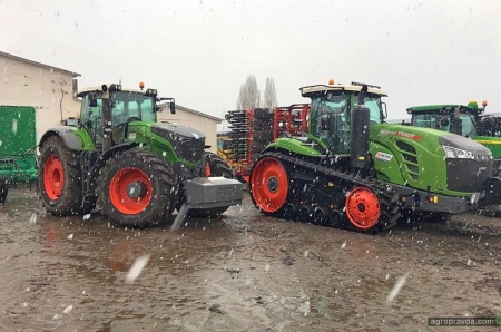 Украинские фермеры распробовали гусеничные тракторы Fendt