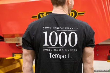 Компанія Väderstad випустила свою 1000-ну Tempo L