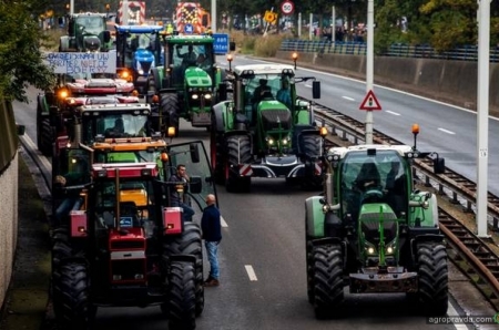Как отстаивают свои права фермеры в ЕС. Фото