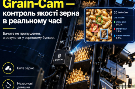 Як в комбайнах New Holland CR працює система Grain-Cam