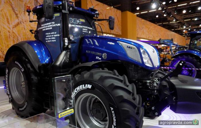 New Holland представил европейскую версию автономного трактора