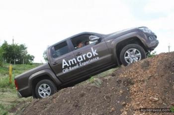 В Одессе продемонстрировали внедорожные возможности Volkswagen Amarok