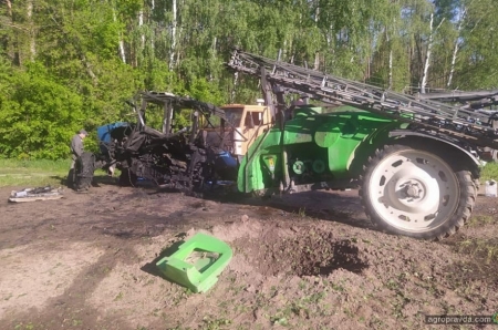 Трактор наїхав на міну на Чернігівщині