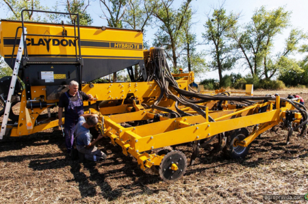 Найпродуктивныша сівалка від Claydon вже на полях України