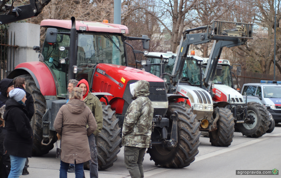 Австрійських фермерів теж намагались підбурити на протести