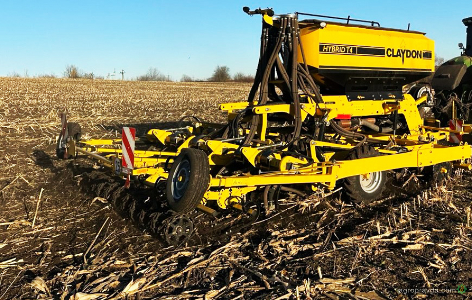 Як пройшов посів озимої пшениці сівалкою Claydon Hybrid T4 на полях Івано-Франківщини