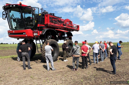 Перший обприскувач Agrifac Condor від ТЕХНОТОРГ вже в полі в Україні