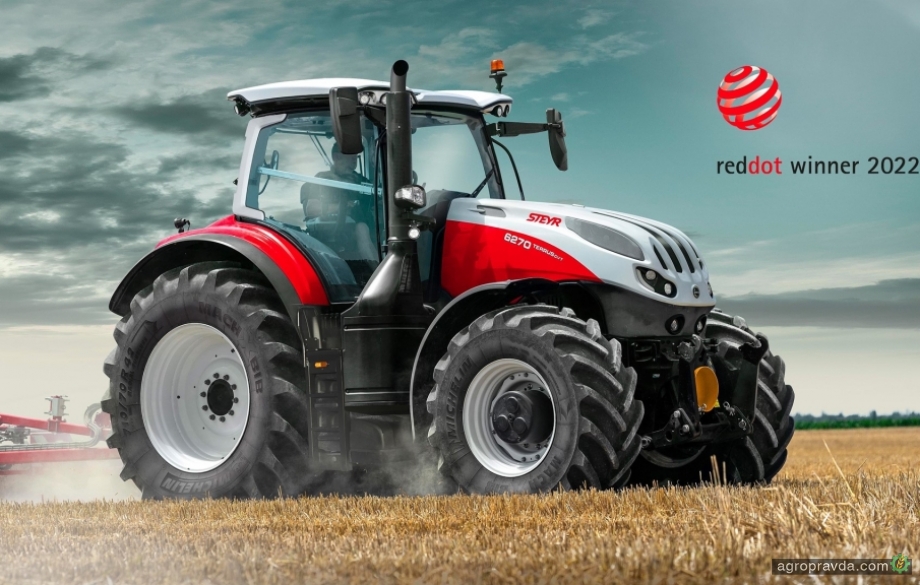 Трактор Steyr визнано переможцем Red Dot Design Award-2022