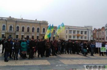 Начались акции протестов аграриев