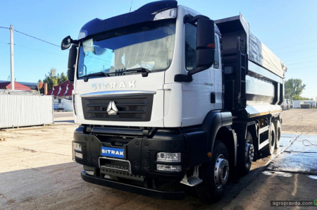 В Україну вперше поставлять самоскиди SITRAK C7H 8x4 з роботизованою АКПП